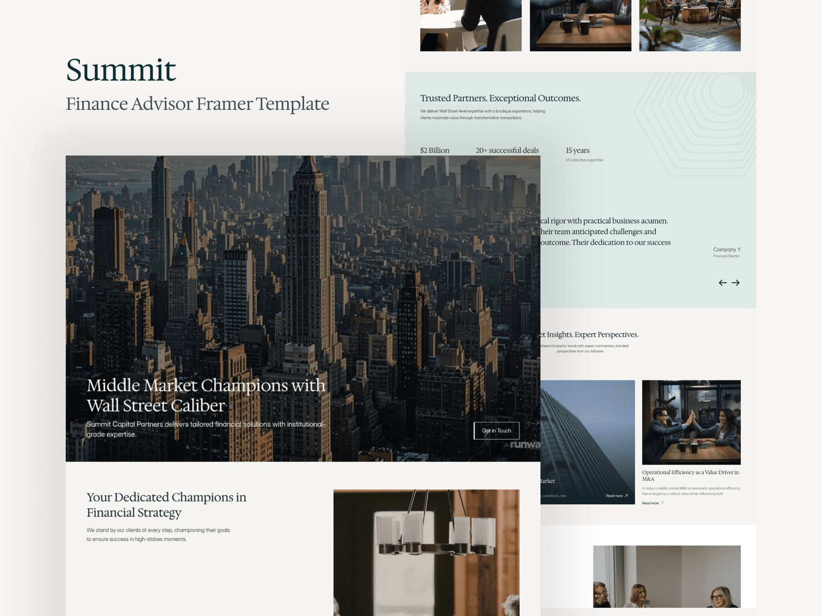 Summit Capital template cover
