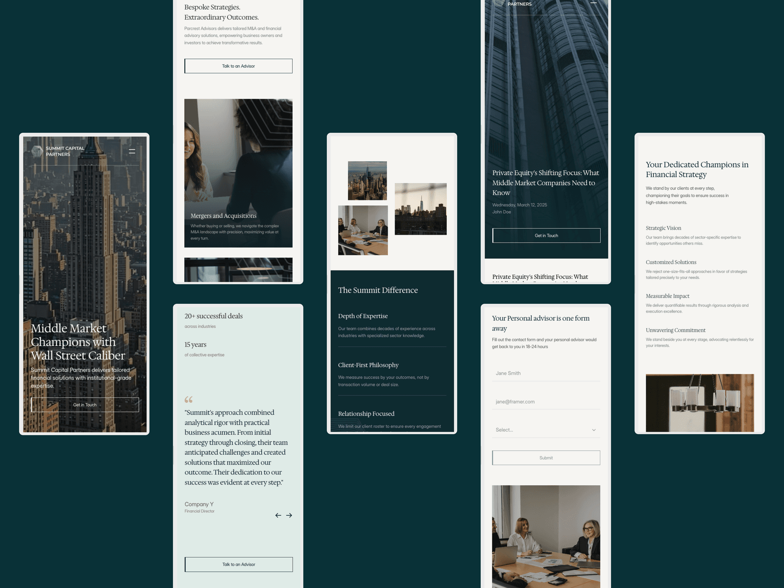Summit Capital template, page 3
