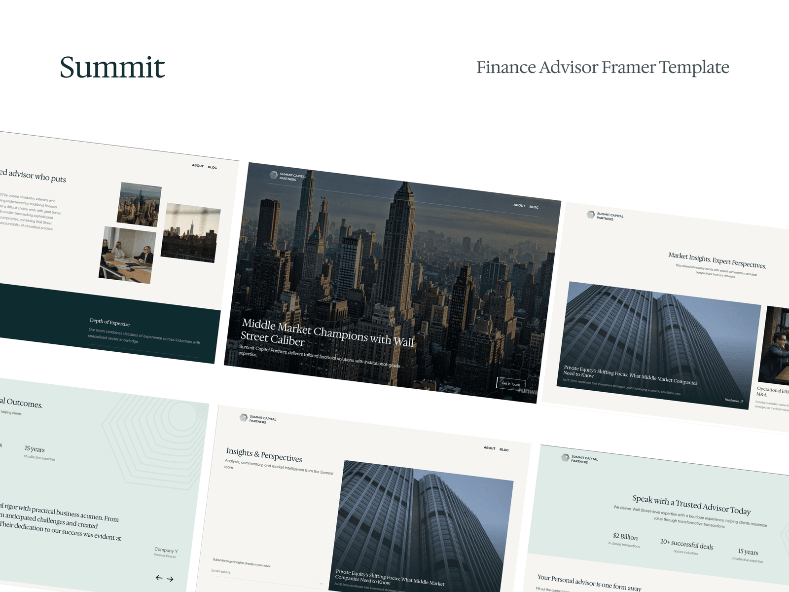 Summit Capital template, page 2