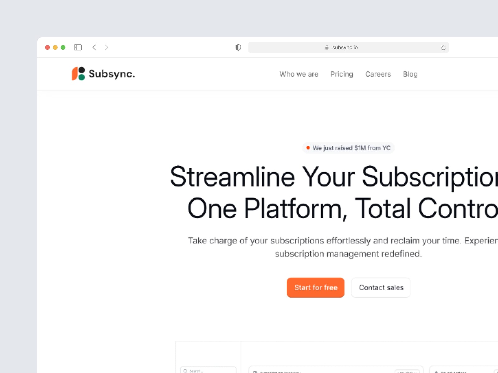 Subsync template cover