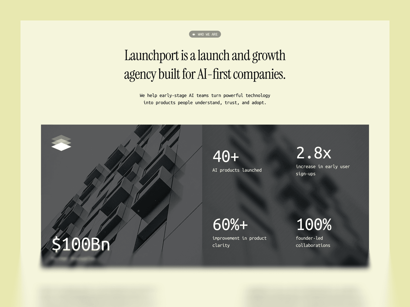 Launchport template, page 2