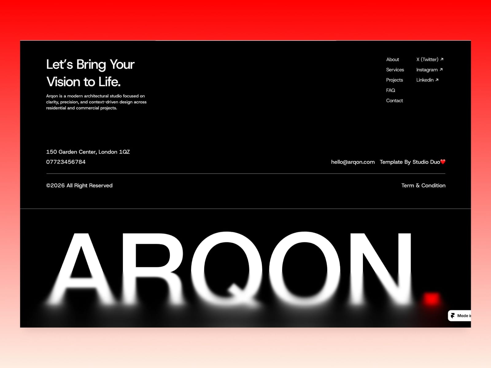 Arqoon template, page 4