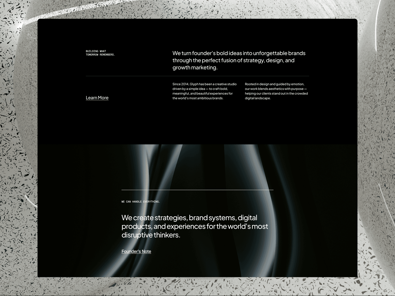 The Glyph template, page 4
