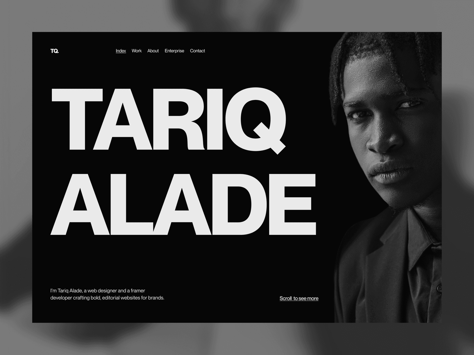 Tariq template cover